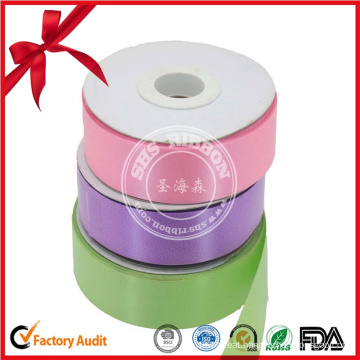 Paper Core Packing Polyester Satin Ribbon Roll